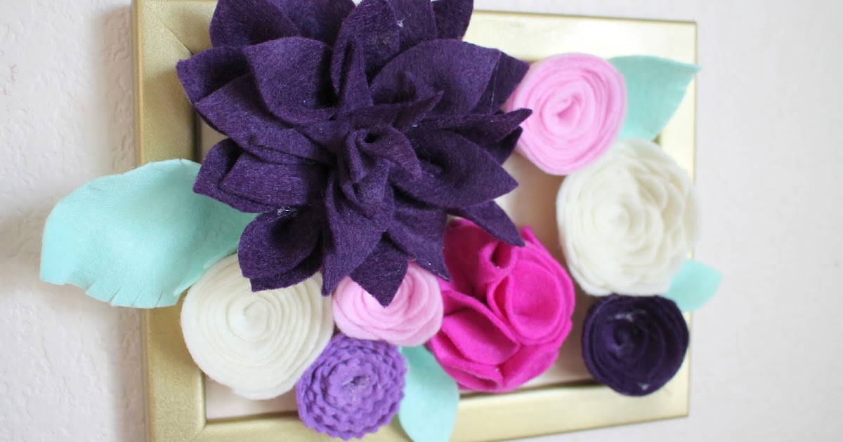 Serving Pink Lemonade Felt Flower Wall Art