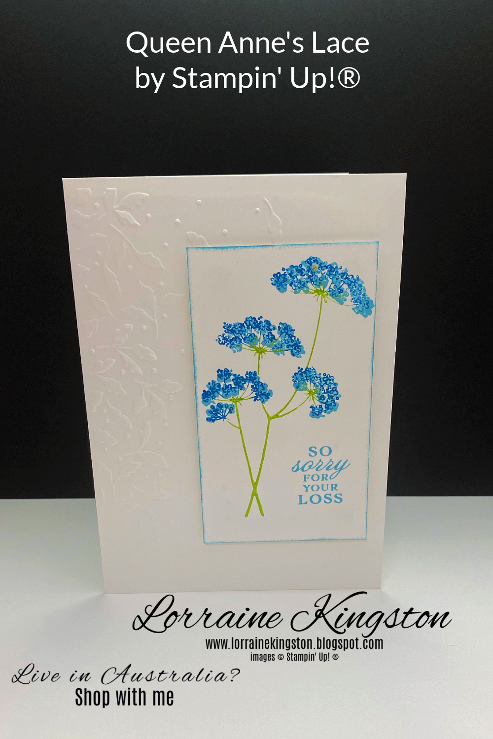 Queen Anne's Lace 2 Step Stamp Lorraine Kingston