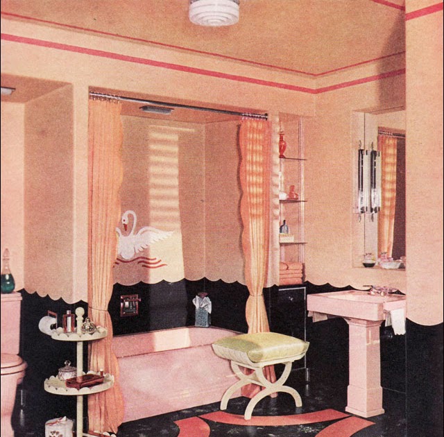 A Collection of MidCentury Bathrooms From the 1940s for Design