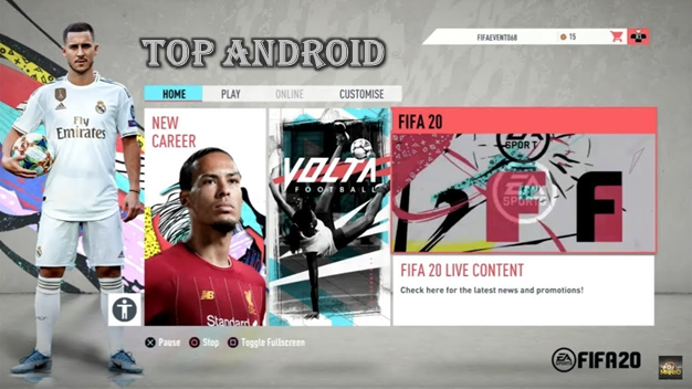 fedt nok menneskemængde Vores firma FIFA 20 Mobile Offline APK Update 2020 PS4 700MB Best Graphics New Menu  Update