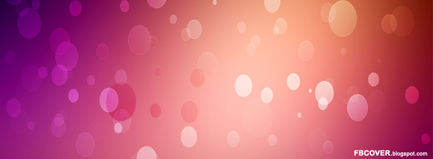 Pink Bubble Facebook Cover | FB Cover - Unique Covers For FB Timeline