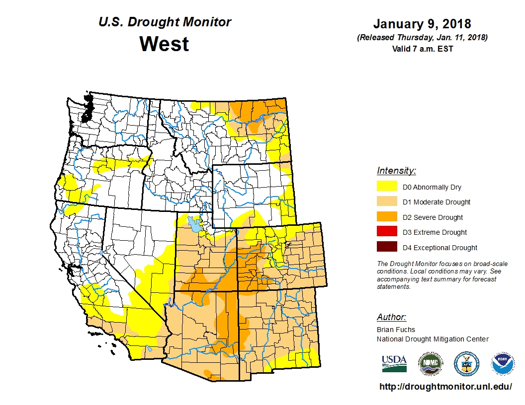 Cliff Mass Weather Blog West Coast Water Supply Is In Good Shape And