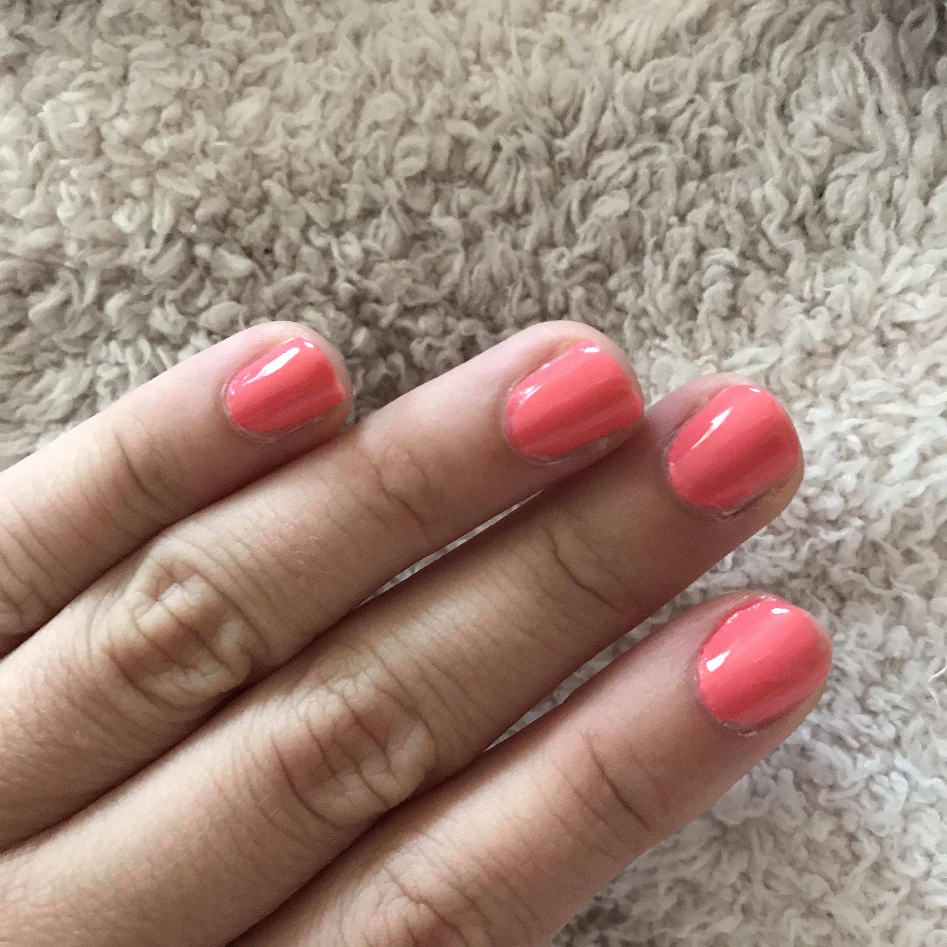 Manicure Monday Essie Throw in the Towel Royally Pink