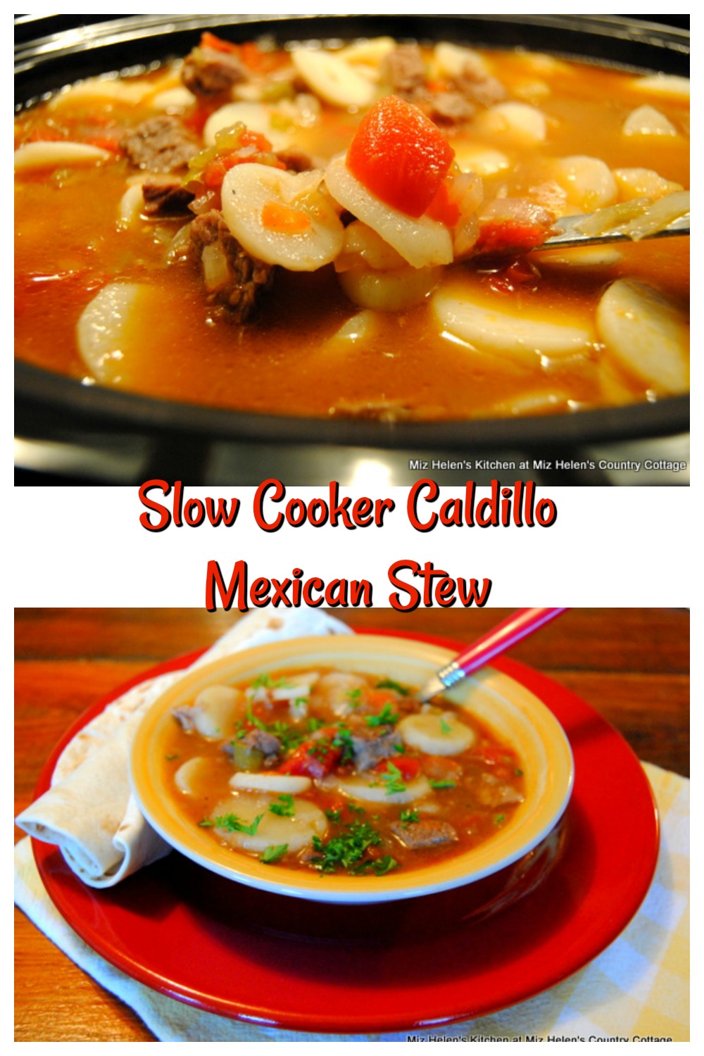 Slow Cooker Caldillo (Mexican Stew)