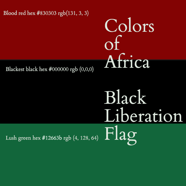 Red Black Green Flag of Black Liberation History and Meaning