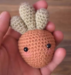 PATRON GRATIS ZANAHORIA AMIGURUMI 46926 🥕