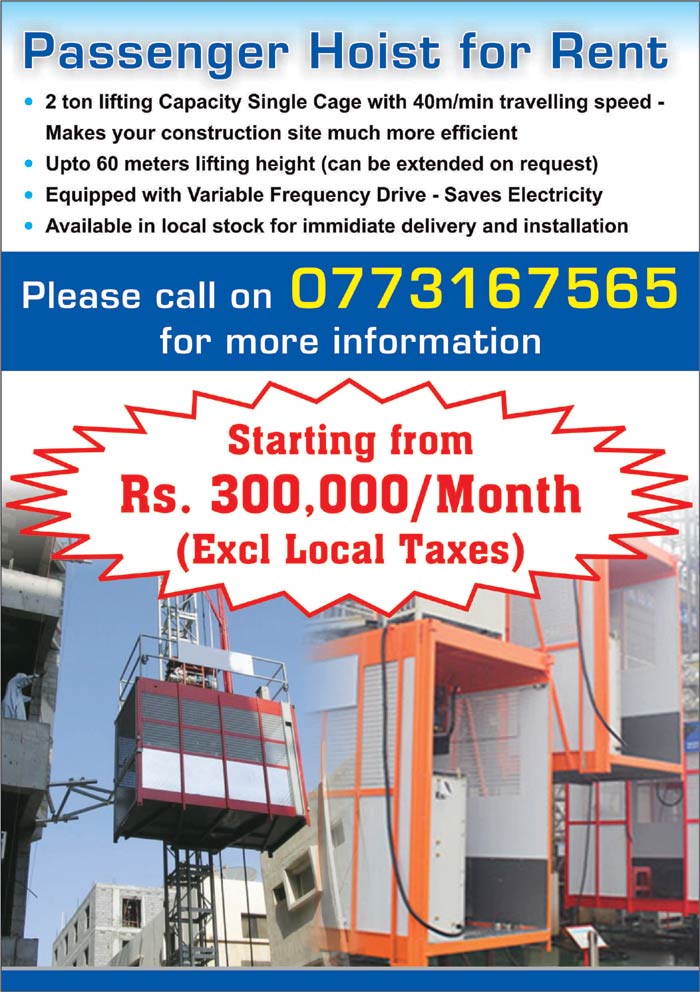 Envision Passenger Hoist for Rent. Powercampaigner Email