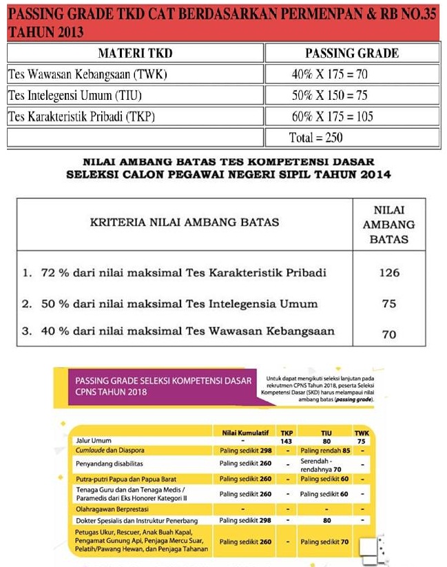 Passing Grade Cpns 2021 Informasi Cpns Asn Indonesiainfo Cpns Asn Indonesia 2021