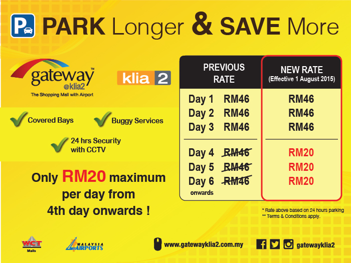 Harga parking klia2 2020 Harga parking klia2 2020