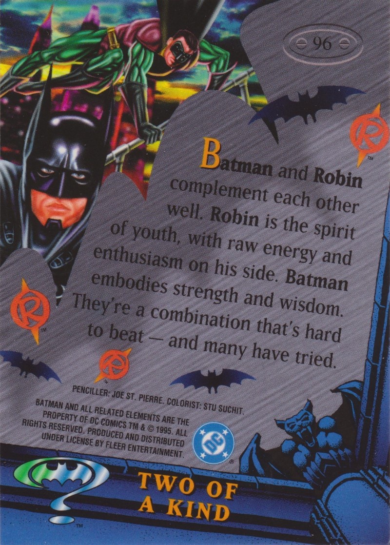 batman forever movie cards