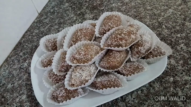 مطبخ ام وليد حلوى بالكاكاو و جوز الهند Gateau Sec Oum Walid 2018