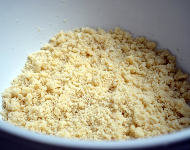 rub the butter into the flour