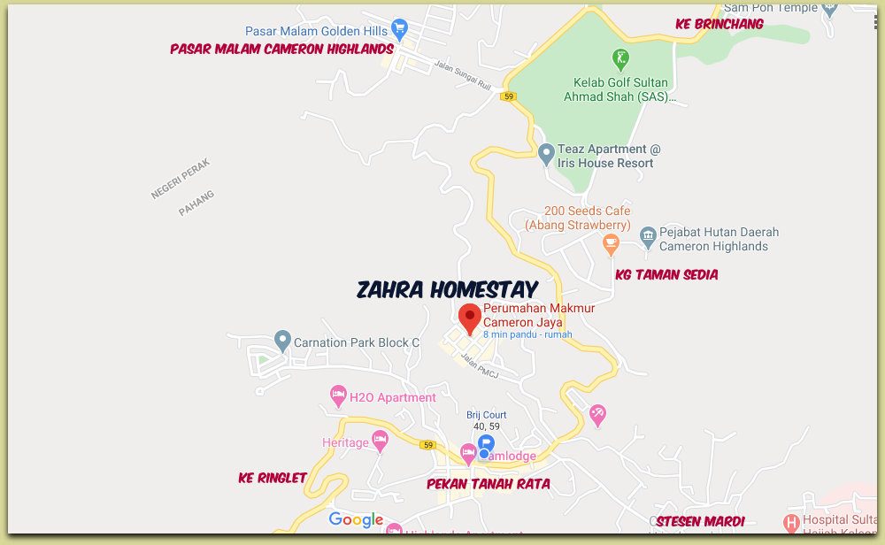 mrkumai.blogspot.com Zahra Homestay @ Prima Tanah Rata