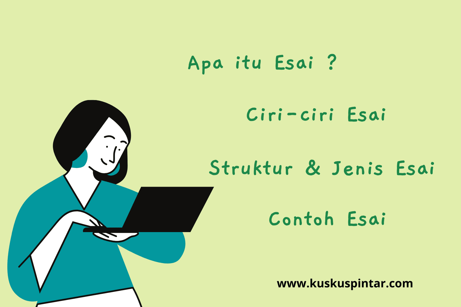 Apa itu Esai ? Ciri, Struktur, Jenis dan Contohnya Apa itu Esai ? Ciri, Struktur, Jenis dan Contohnya