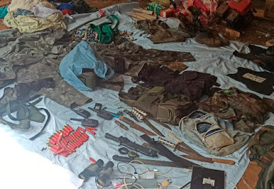 Operação em Mutum-Paraná prendeu 7 pessoas e apreendeu munições, armas brancas e coletes; fotos