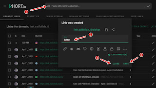 Cara Membuat Shortlink Pakai Domain Pribadi