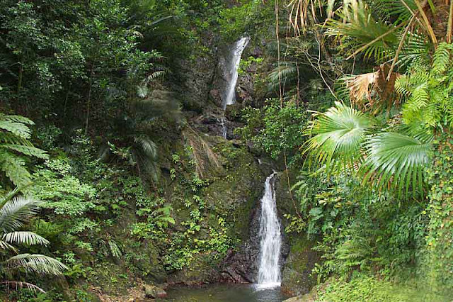 waterfalls in northern Okinawa, Japan