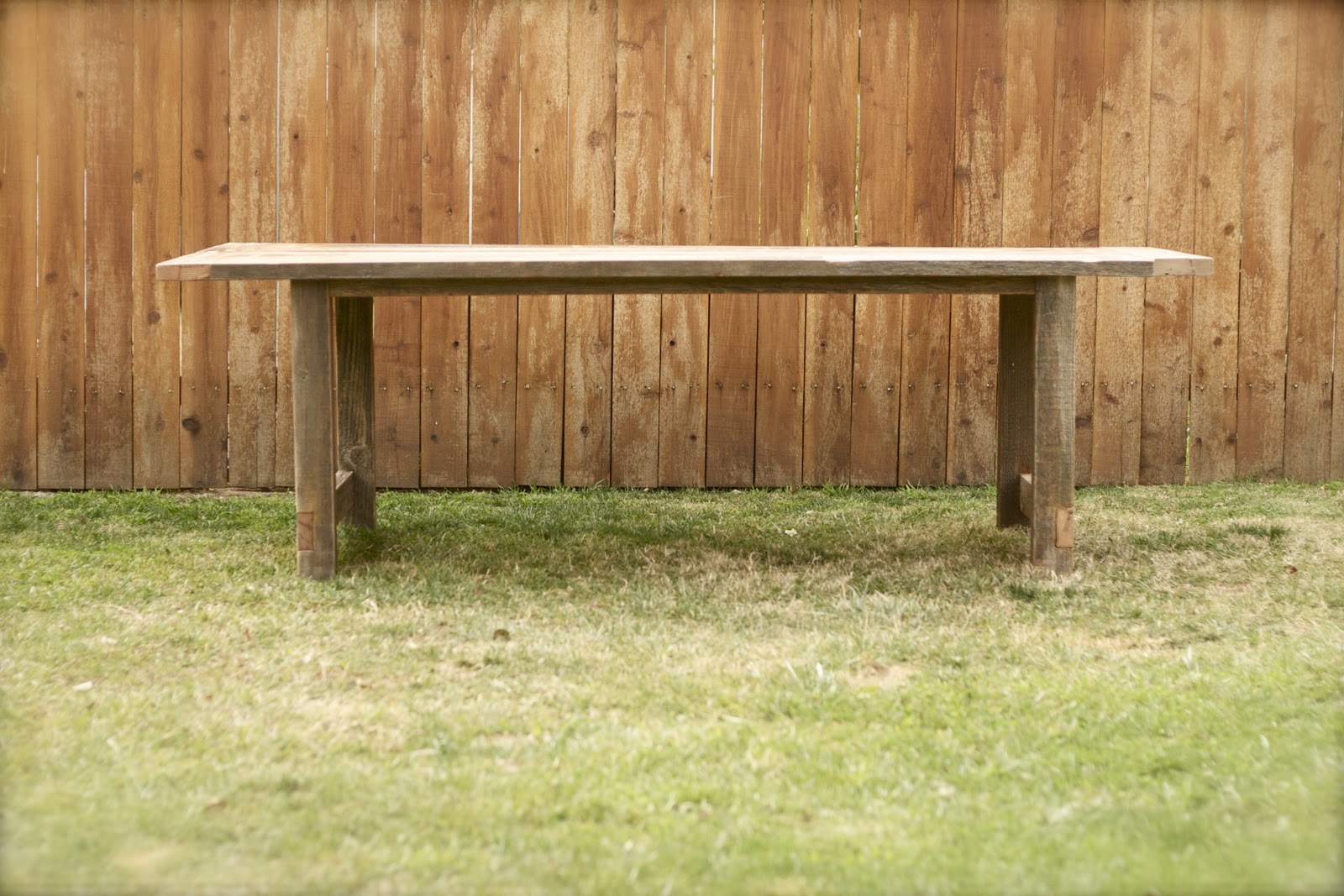 Arbor Exchange Reclaimed Wood Furniture Weathered Outdoor Dining Table