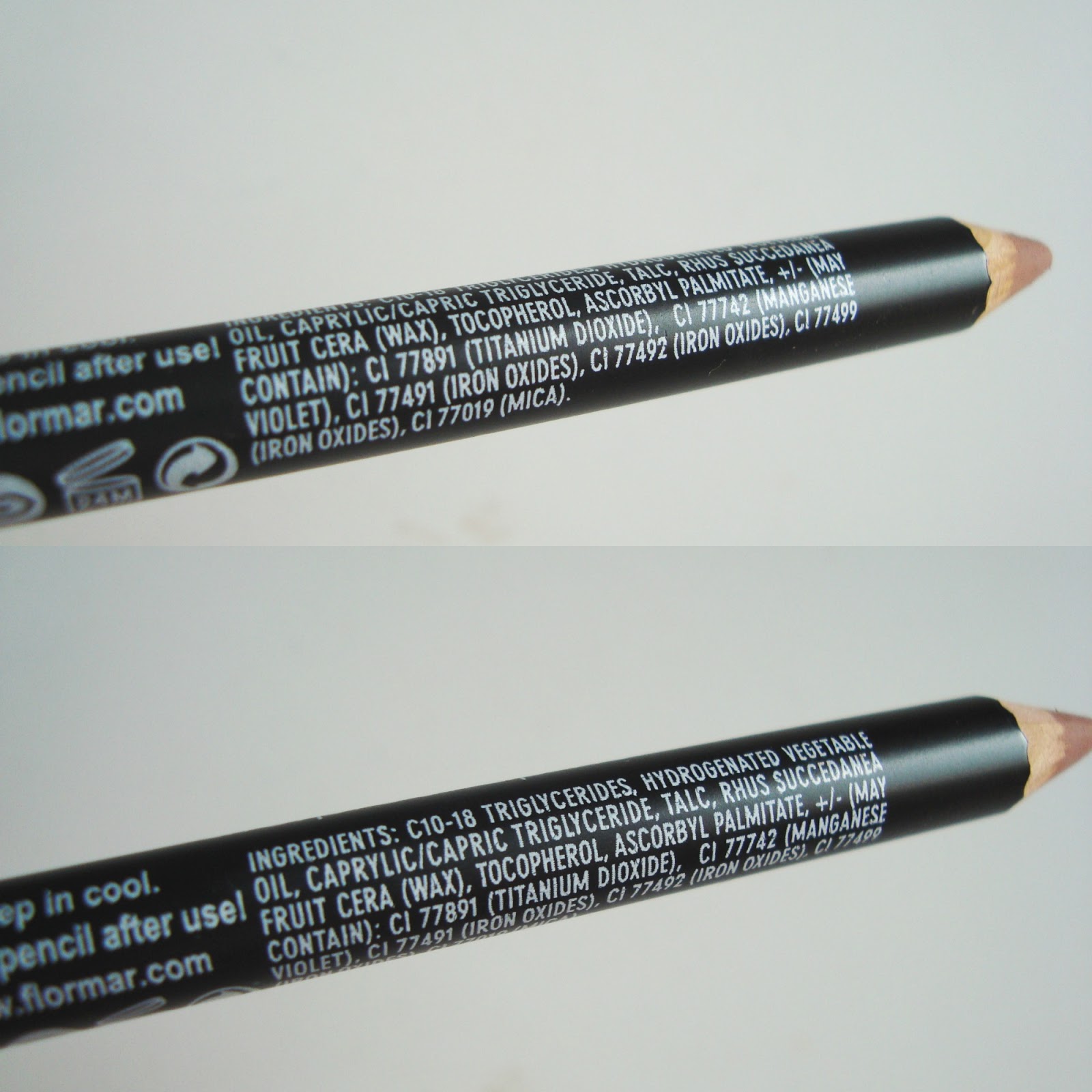melaecannella Flormar Lip Pencil 231 229 201 222 205