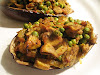 Baked Eggplant Stuffed with Curried Vegetables (Baingan ka Tikka)