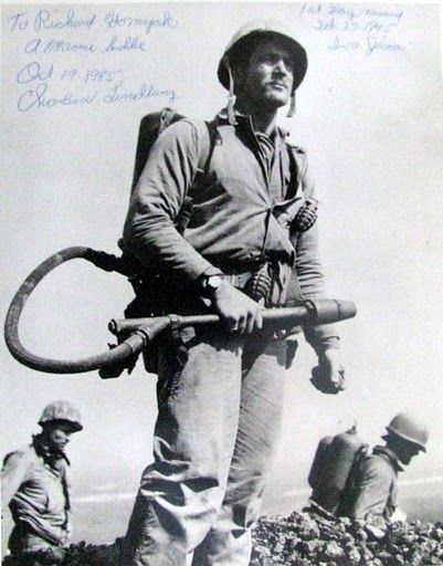 Charles W. Lindberg Iwo Jima World War II worldwartwo.filminspector.com