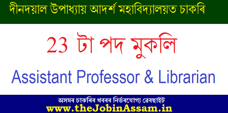 PDDU Govt Model College Katlicherra Recruitment 2020