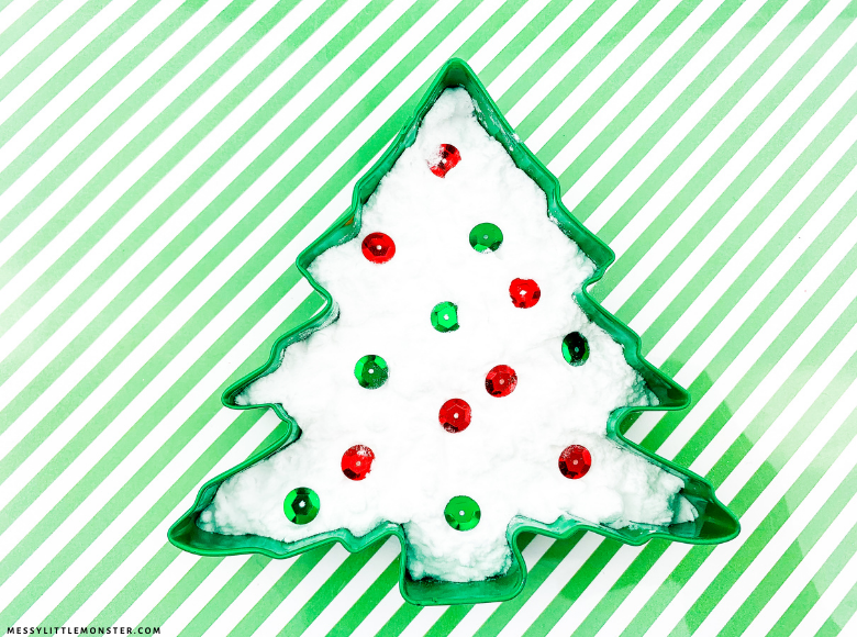 Christmas Science Baking Soda Experiment Messy Little Monster