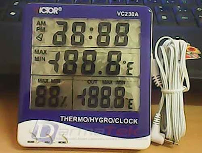 Darmatek Jual Victor VC-230A Thermo-Hygrometer Indoor/Outdoor