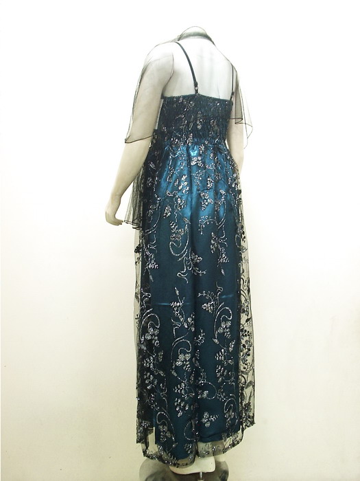Jual Dress Maxi Gaun Pesta 3 Ukuran Big Size Jumbo Brokat Pink Terlaris di lapak 