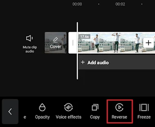 reverse capcut menu reverse capcut menu