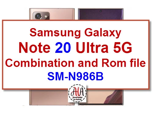 Galaxy Note 20 Ultra 5G combination file N986B