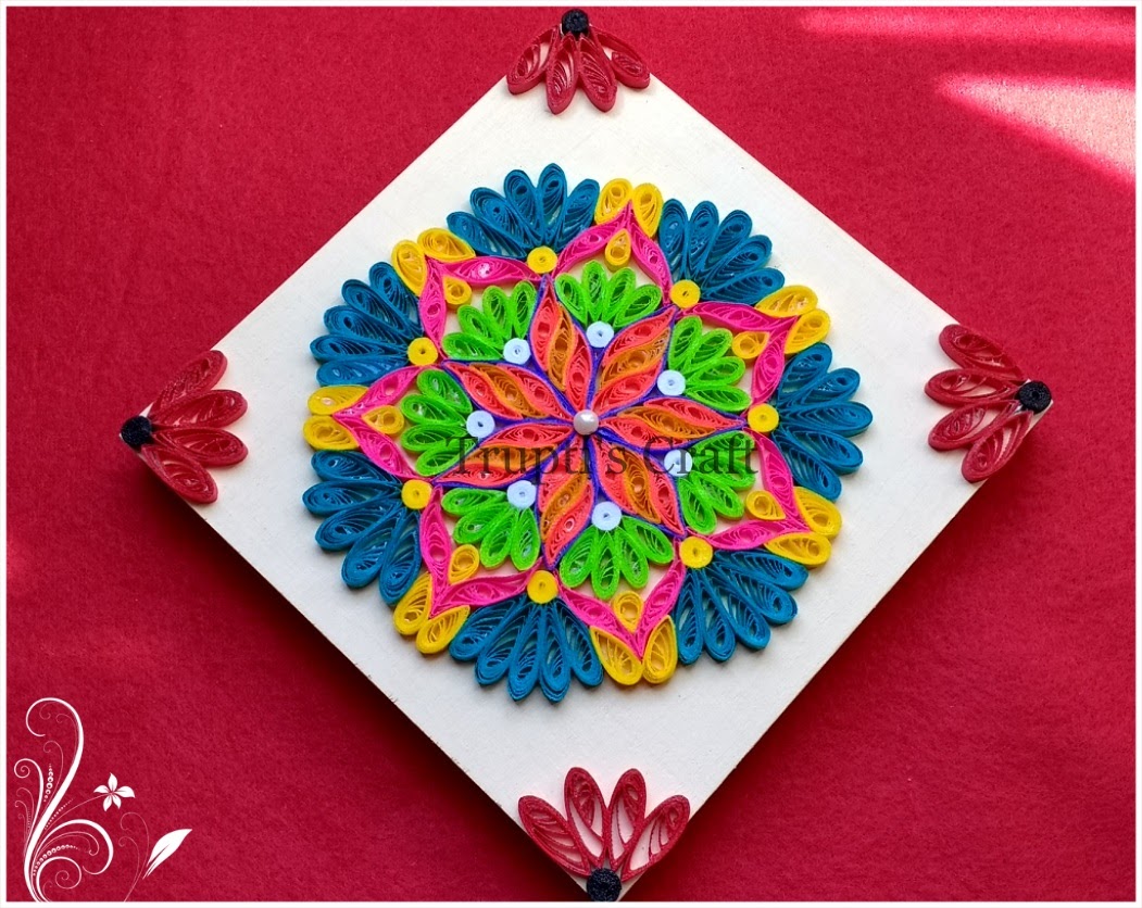 Trupti's Craft Paper Quilling Wall Frame