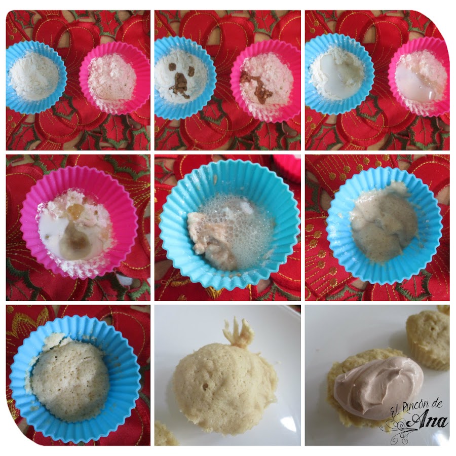 Cupcake en el microondas