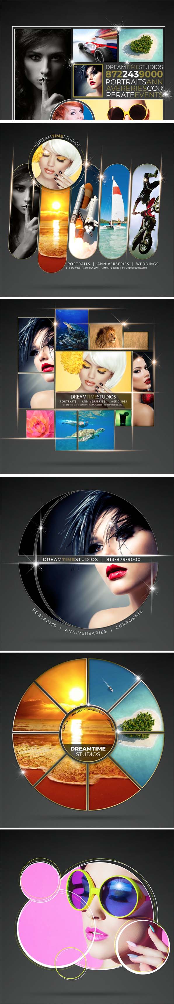 Photo Frames PSD Mockups