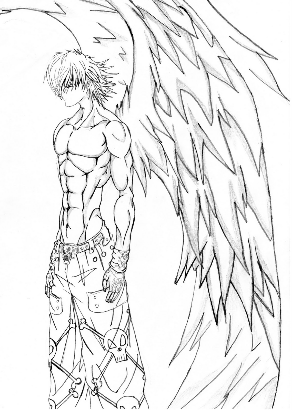 dark angel coloring pages - photo #29