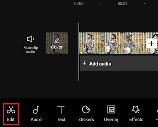 open edit menu
