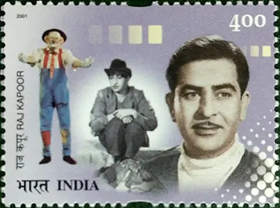 Raj Kapoor in Stamps of India