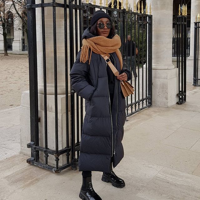 We Love This Easy Puffer Coat Outfit