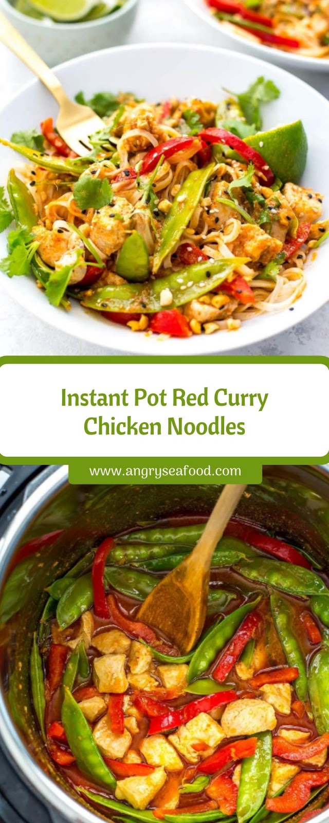 Instant Pot Red Curry Chicken Noodles Instant Pot Red Curry Chicken Noodles