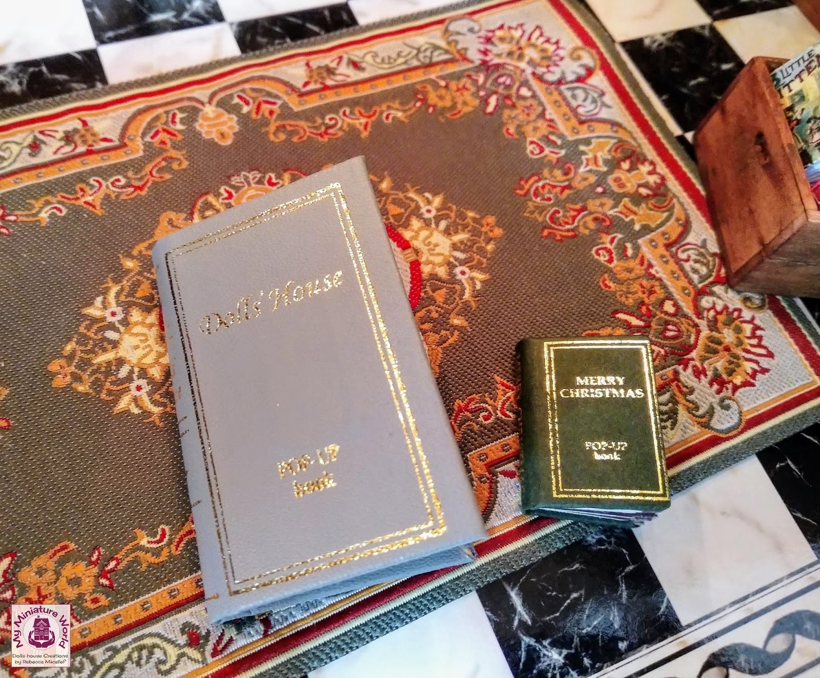 miniature pop up book dollhouse