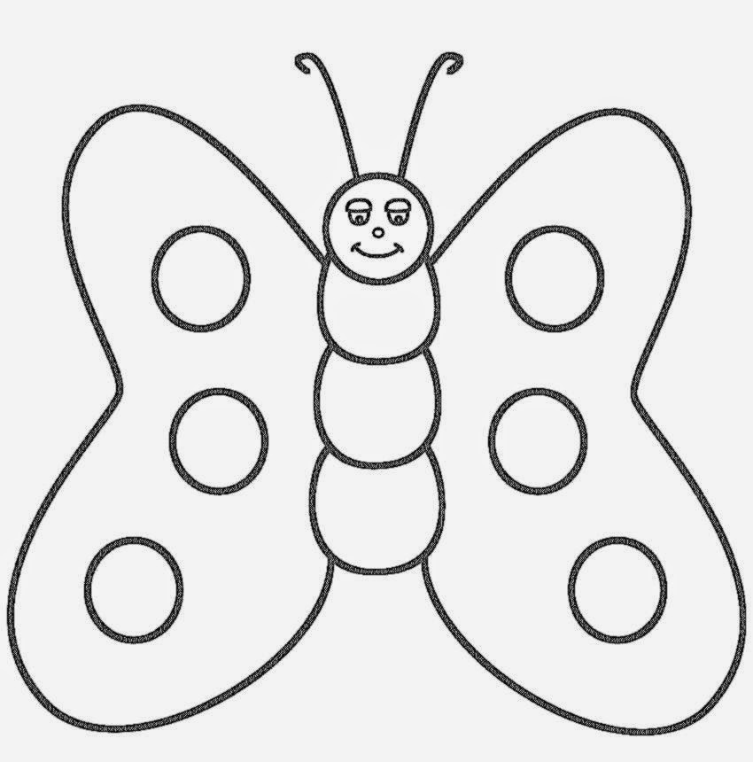 Free Coloring Pictures Butterfly Coloring Picture