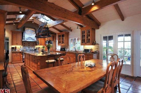 image result for kitchen before Malibu Mediterranean Modern Farmhouse Giannetti Home