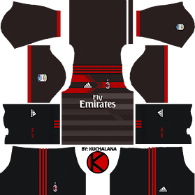 AC Milan Kits 2017/2018 - Dream League Soccer