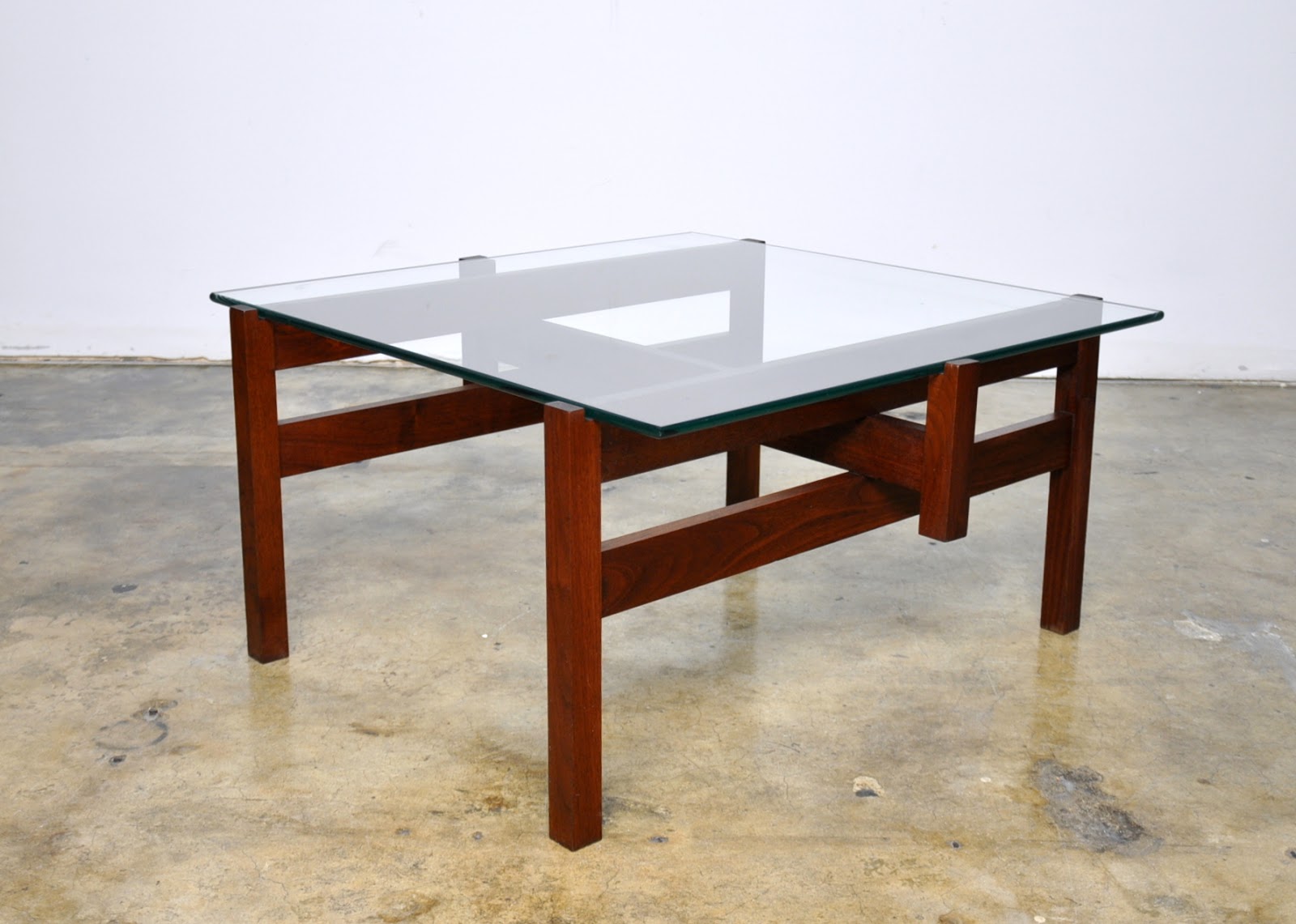 SELECT MODERN Henning Komfort Style Teak & Glass Coffee, Side