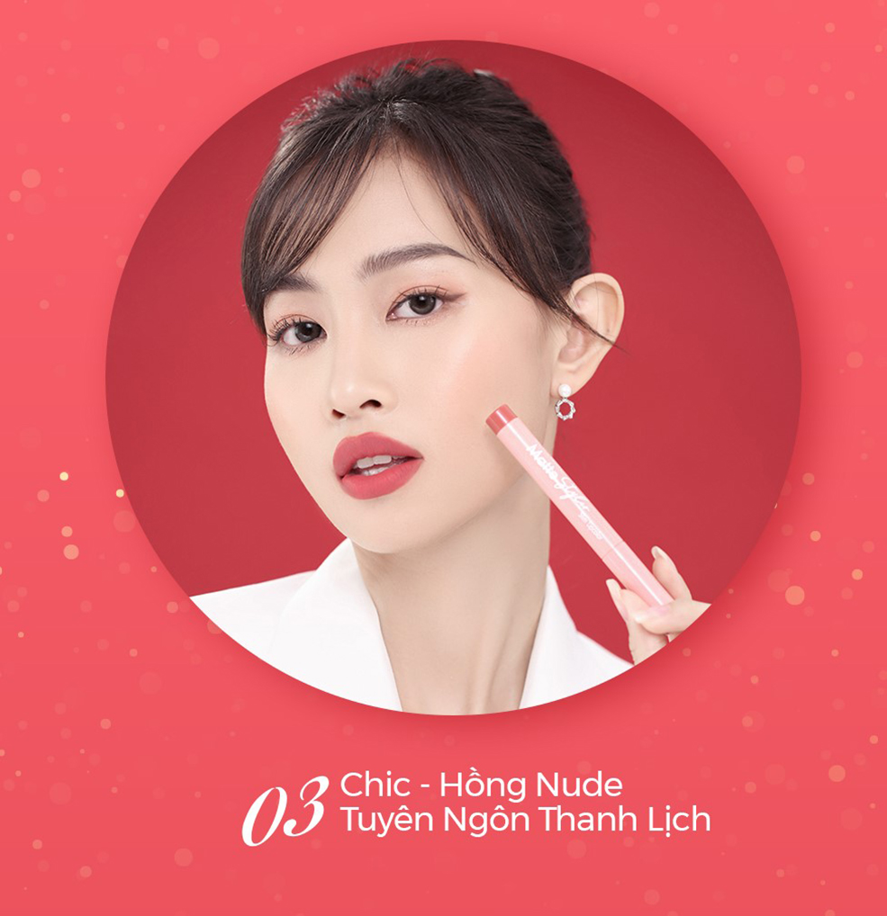 Bảng màu Son Silkygirl Matte Styler Slim Lipcolor