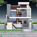 5 bedroom flat roof contemporary India home