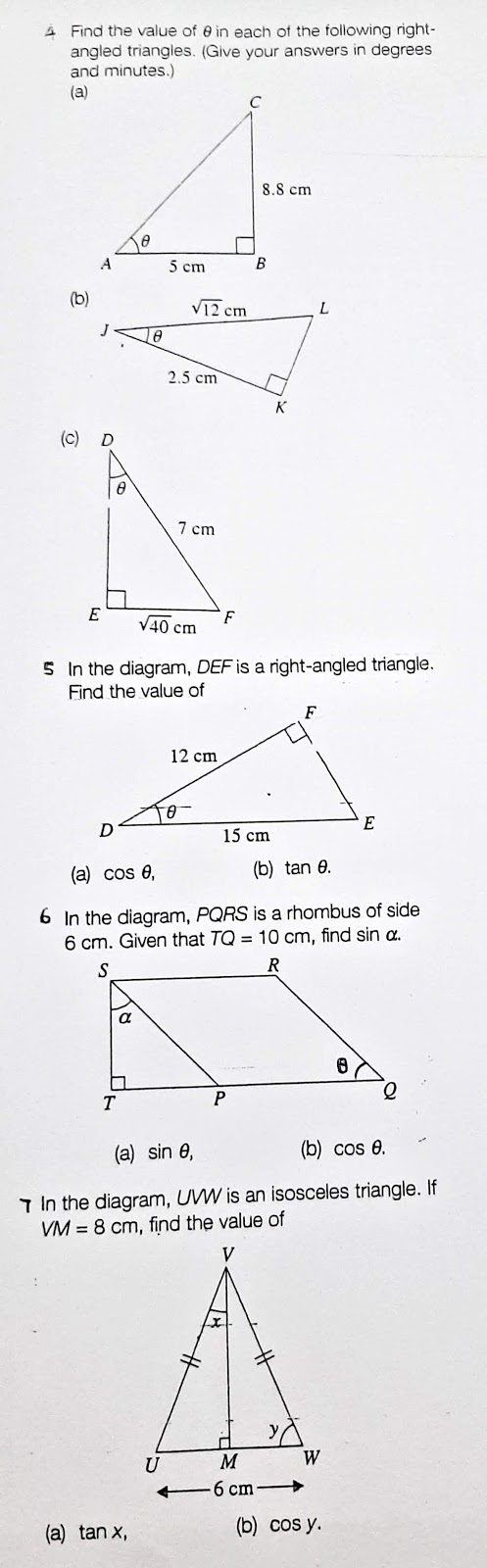 Homework 7.9 applications of trig functions answer key picture