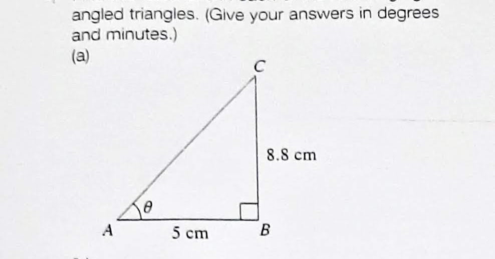 The right triangle trigonometric ratios worksheet answers picture