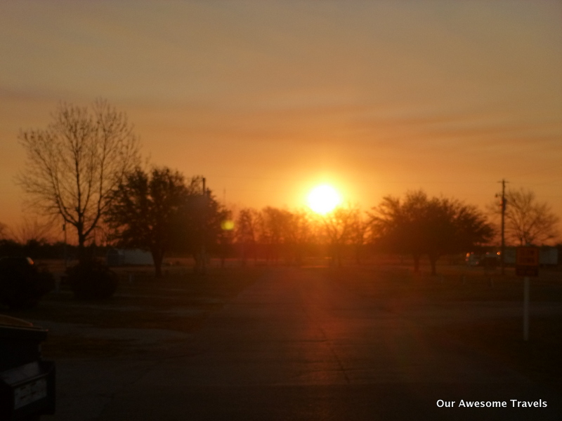 Our Awesome Travels A great day here in Thackerville Oklahoma