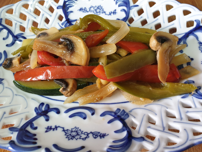 Verduras Con Salsa De Soja
